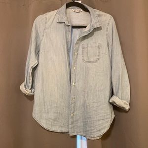 Old navy denim button down, size small